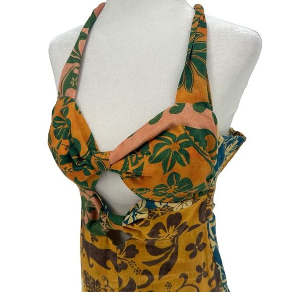 Alemais Multicolor Floral Midi Dress - Picture 9 of 13